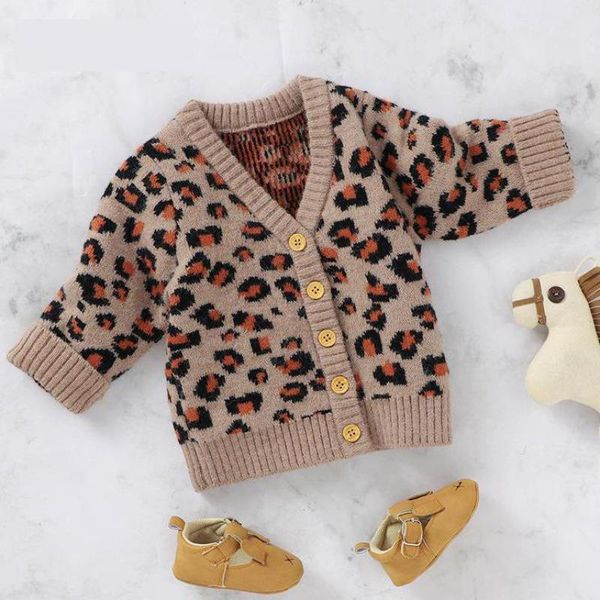 2021 new 0-24m toddler baby boy girl clothes winter warm knitted cardigan sweater long sleeve leopard knitwear cute sweet outfits sz2m, Blue
2021 new 0-24m toddler baby boy girl clothes winter warm knitted cardigan sweater long sleeve leopard knitwear cute sweet outfits sz2m, Blue