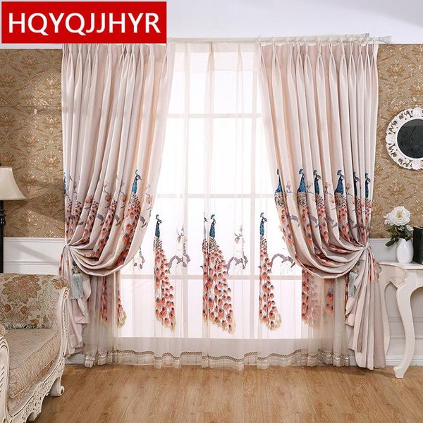 curtain & drapes modern classic luxury peacock embroidered curtains for living room windows elegant bedroom el
curtain & drapes modern classic luxury peacock embroidered curtains for living room windows elegant bedroom el