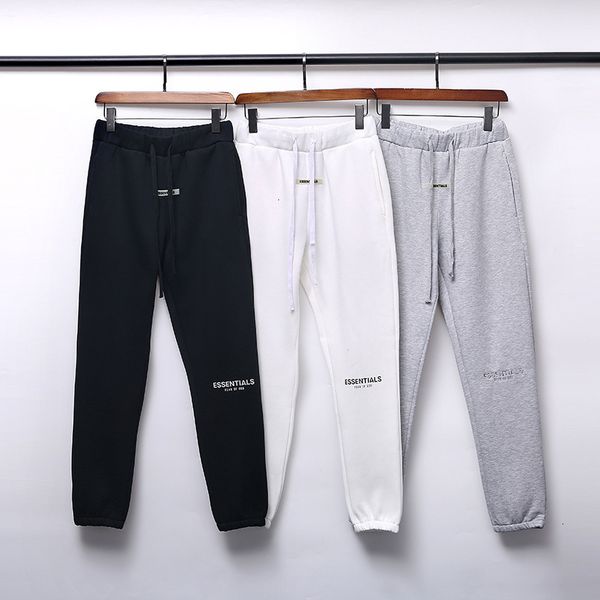 fog double thread essentials 3m reflective letter embroidery cotton plush pants for men and women, Black
fog double thread essentials 3m reflective letter embroidery cotton plush pants for men and women, Black