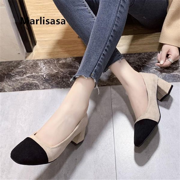 dress shoes marlisasa women fashion round toe slip on heel ladies square comfort summer pumps zapato h90591, Black
dress shoes marlisasa women fashion round toe slip on heel ladies square comfort summer pumps zapato h90591, Black