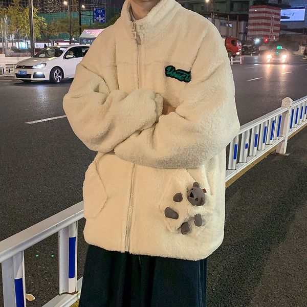 2021 men's oversize warm winter new woman korean streetwear coats male thicken zipper jackets hip hop xl7h, Black;brown
2021 men's oversize warm winter new woman korean streetwear coats male thicken zipper jackets hip hop xl7h, Black;brown