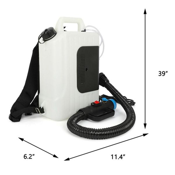 110v/220v 10l 1400w electric backpack ulv sprayer fogger disinfection cold fogging machine
110v/220v 10l 1400w electric backpack ulv sprayer fogger disinfection cold fogging machine