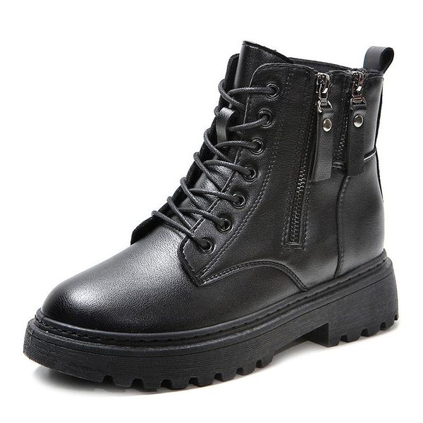 boots platforms woman shoes ankle for women's rubber sole black female women flat boot booties 40
boots platforms woman shoes ankle for women's rubber sole black female women flat boot booties 40