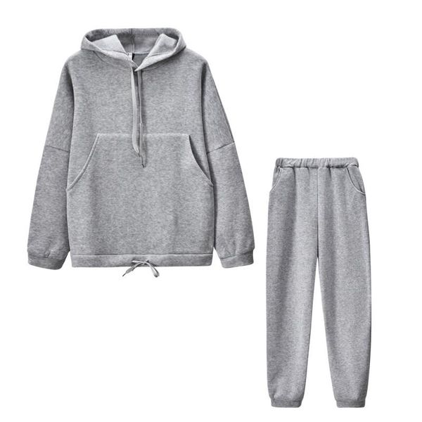 gym clothing inspk women casual clothes set polyester pure colors thick sweater with pocket + pants black/green/pink/grey sports, White;black
gym clothing inspk women casual clothes set polyester pure colors thick sweater with pocket + pants black/green/pink/grey sports, White;black