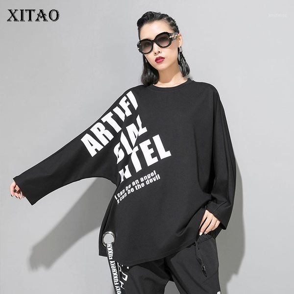 xitao drilling ribbon print t shirt women clothes 2020 fashion pullover tide letter irregular t shirt personality new wqr16611, White
xitao drilling ribbon print t shirt women clothes 2020 fashion pullover tide letter irregular t shirt personality new wqr16611, White