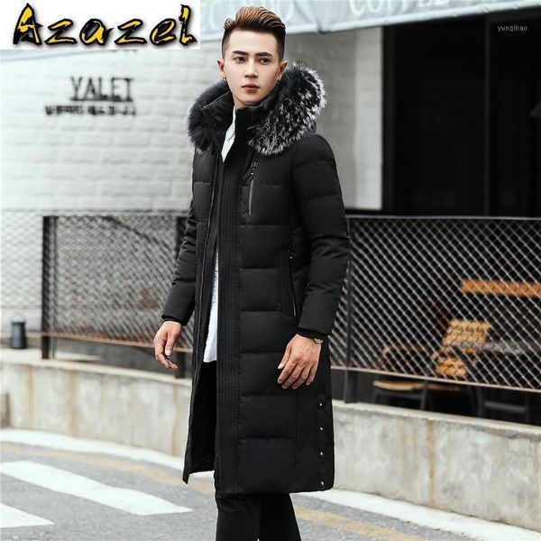 azazel men's down jacket 2020 new winter men clothing thick coat male hooded parkas 5xl 6xl clothes hommes veste lxr5921, Black 
azazel men's down jacket 2020 new winter men clothing thick coat male hooded parkas 5xl 6xl clothes hommes veste lxr5921, Black