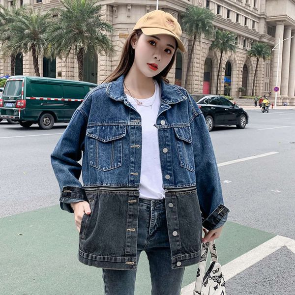 fried street jeans jacket women's short 2021 spring and autumn new design sense niche stitching loose top, Black;brown
fried street jeans jacket women's short 2021 spring and autumn new design sense niche stitching loose top, Black;brown