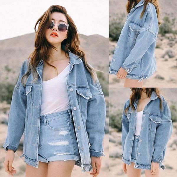 jeans jacket coats for women autumn retro oversize loose button jacket casual denim jeans pocket coat outwear chaquetas jaqueta, Black;brown
jeans jacket coats for women autumn retro oversize loose button jacket casual denim jeans pocket coat outwear chaquetas jaqueta, Black;brown