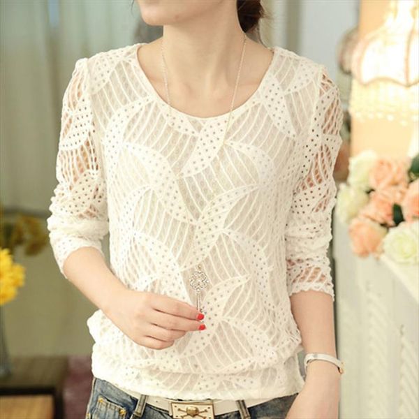 white blouse women 2019 spring summer lace blouse shirt vintage hollow out long sleeve o neck casual camisa blanca mujer print
white blouse women 2019 spring summer lace blouse shirt vintage hollow out long sleeve o neck casual camisa blanca mujer print