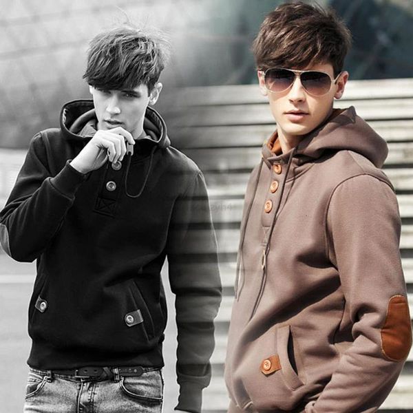 & men's hoodies sweatshirts 2021 winter oversize men autumn loose warm long sleeve hooded button sport sweatshirt pullover coat male, Black
& men's hoodies sweatshirts 2021 winter oversize men autumn loose warm long sleeve hooded button sport sweatshirt pullover coat male, Black