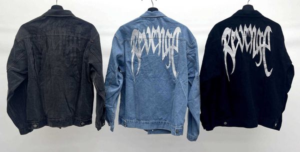 men's outerwear independent flaneur revenge style embroidery washed old denim jacket coat high street lapel, Black;brown
men's outerwear independent flaneur revenge style embroidery washed old denim jacket coat high street lapel, Black;brown