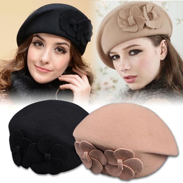 berets adjustable women cap double flowers decor elegent soft woolen artist beret solid color hat comfort lady beanie, Blue;gray
berets adjustable women cap double flowers decor elegent soft woolen artist beret solid color hat comfort lady beanie, Blue;gray