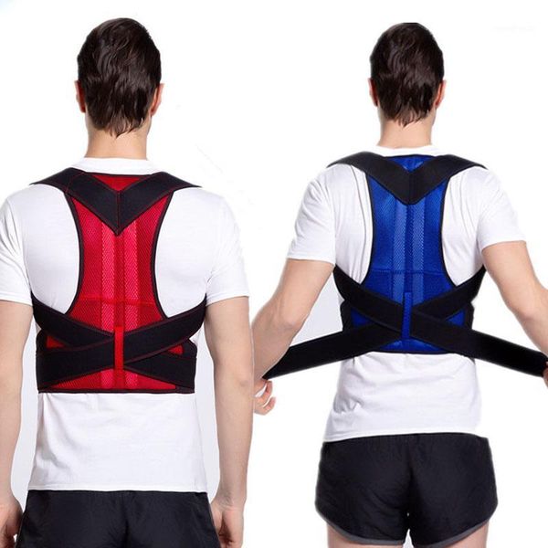 men posture corrector back support belt orthopedic posture corset back brace support straightener adjustable shoulder wrap1, Black;blue
men posture corrector back support belt orthopedic posture corset back brace support straightener adjustable shoulder wrap1, Black;blue