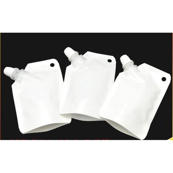 liquid 50ml stand white plastic up doypack storage pouch packing bag with side spout ing
liquid 50ml stand white plastic up doypack storage pouch packing bag with side spout ing