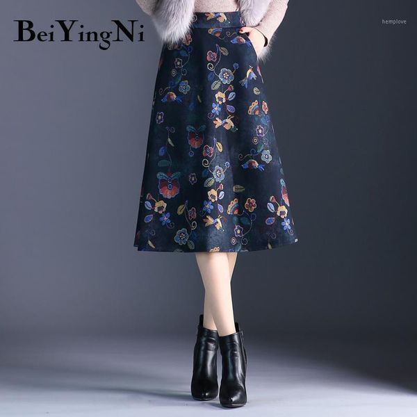 beiyingni high waist skirt women plus size retro korean floral print midi skirts new arrival s-3xl elegant saias autumn winter1, Black
beiyingni high waist skirt women plus size retro korean floral print midi skirts new arrival s-3xl elegant saias autumn winter1, Black