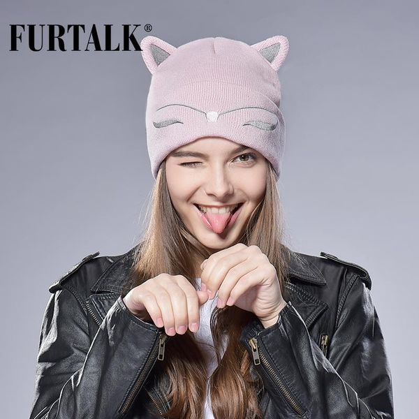 beanie/skull caps furtalk woman knitted baby hat wool cotton cuff beanie ski cap spring autumn girls hats for women sock stocking cat, Blue;gray
beanie/skull caps furtalk woman knitted baby hat wool cotton cuff beanie ski cap spring autumn girls hats for women sock stocking cat, Blue;gray