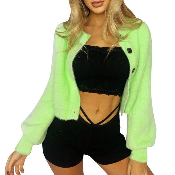 women autumn winter warm coats women's solid artificial wool collar long sleeve button outwear ladies green cropped jackets, Black;brown
women autumn winter warm coats women's solid artificial wool collar long sleeve button outwear ladies green cropped jackets, Black;brown