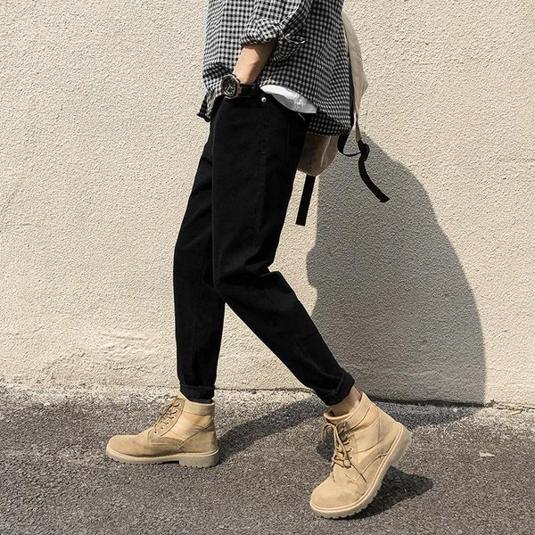 men's jeans casual fashion autumn black korean style elastic trend slim long denim pencil pants, Blue
men's jeans casual fashion autumn black korean style elastic trend slim long denim pencil pants, Blue