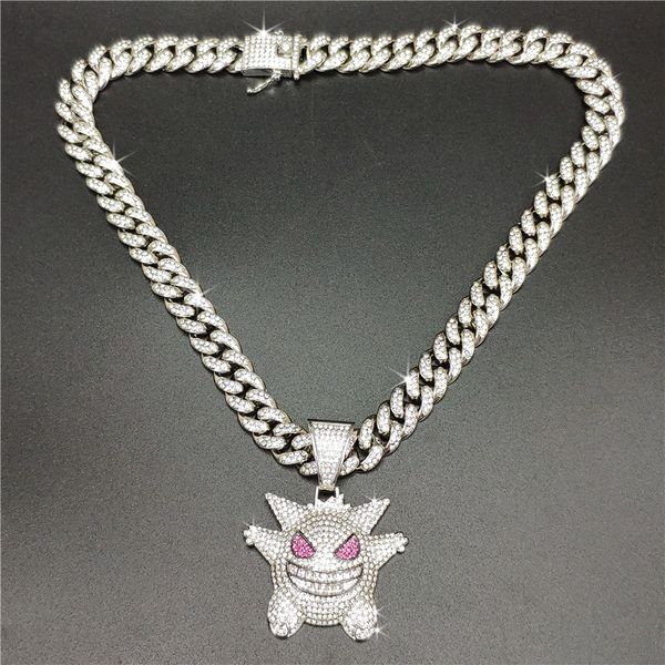 new iced out chains pendant for men hip hop bling chains jewelry men's diamond tennis bracelet chain with 2 colors, Black
new iced out chains pendant for men hip hop bling chains jewelry men's diamond tennis bracelet chain with 2 colors, Black