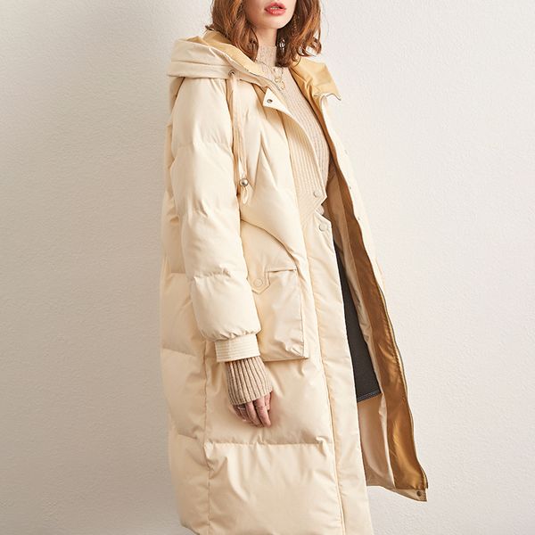 2020 women's winter jacket 90% white duck down coat female long hooded parkas woman korean style mujeres abrigos pph2732, Black
2020 women's winter jacket 90% white duck down coat female long hooded parkas woman korean style mujeres abrigos pph2732, Black
