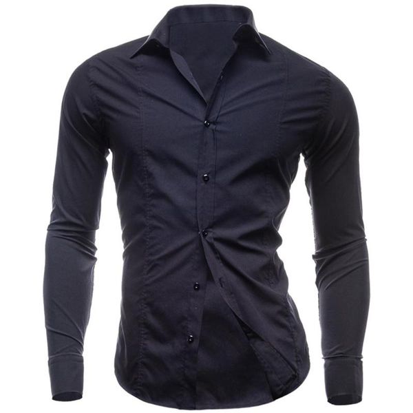 tjwlkj men's long-sleeved shirt men shirts fashion personality casual slim men blouse business dress shirt, White;black
tjwlkj men's long-sleeved shirt men shirts fashion personality casual slim men blouse business dress shirt, White;black