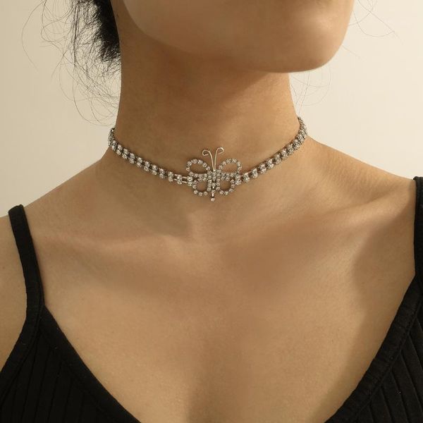 2020 new gold silver color butterfly choker necklace women fashion luxury rhinestone crystal chocker necklaces party jewelry1, Golden;silver
2020 new gold silver color butterfly choker necklace women fashion luxury rhinestone crystal chocker necklaces party jewelry1, Golden;silver