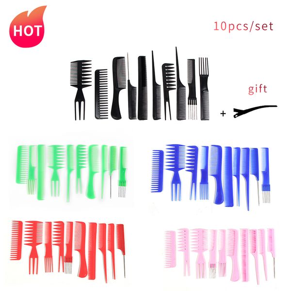 Best New 10pcs/Set Professional Hair Comb Salon Barber Hairbrush Women Hairdressing Anti-Static Combs Care Styling Tools
Best New 10pcs/Set Professional Hair Comb Salon Barber Hairbrush Women Hairdressing Anti-Static Combs Care Styling Tools
