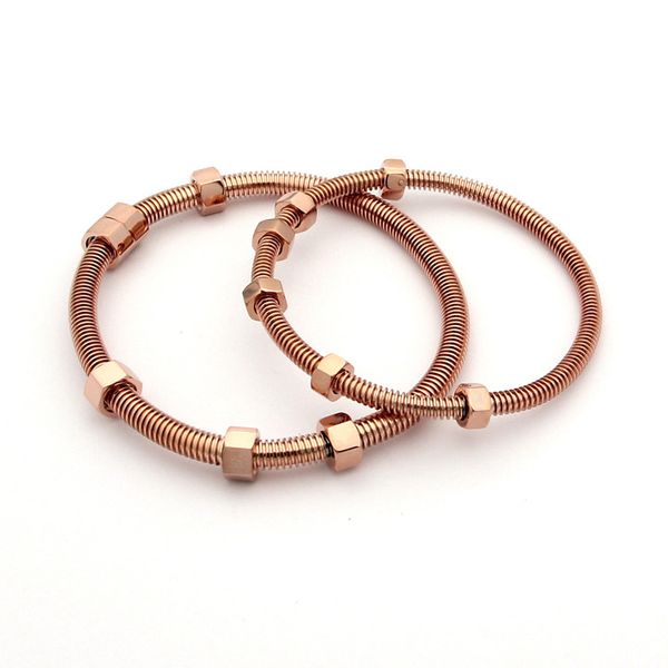 2020 jewelry wholesale silver rose gold bracelet elegant jewelry stainless steel jewelry fashion nut bangles for women and men, Black
2020 jewelry wholesale silver rose gold bracelet elegant jewelry stainless steel jewelry fashion nut bangles for women and men, Black