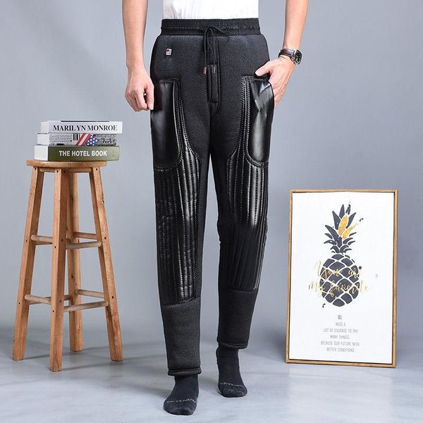new winter men's pants cotton down warm trousers thick causal high elastic pant cold-resistant -30 °c old age trousers dad gift, Black
new winter men's pants cotton down warm trousers thick causal high elastic pant cold-resistant -30 °c old age trousers dad gift, Black