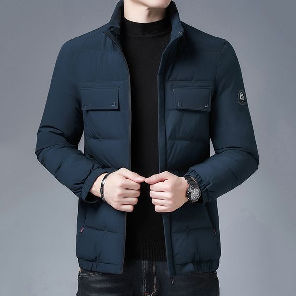 down new winter cool trend cotton padded young men's slim collar jaet, Black
down new winter cool trend cotton padded young men's slim collar jaet, Black