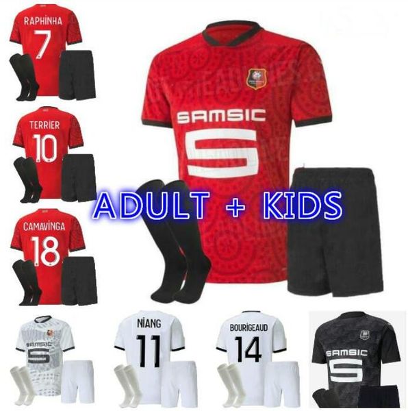 kids kit 20 21 stade rennais camavinga soccer jersey 2020 2021 rennes home away raphinha bourigeaud niang hunou terrier football shirt, Black;yellow
kids kit 20 21 stade rennais camavinga soccer jersey 2020 2021 rennes home away raphinha bourigeaud niang hunou terrier football shirt, Black;yellow