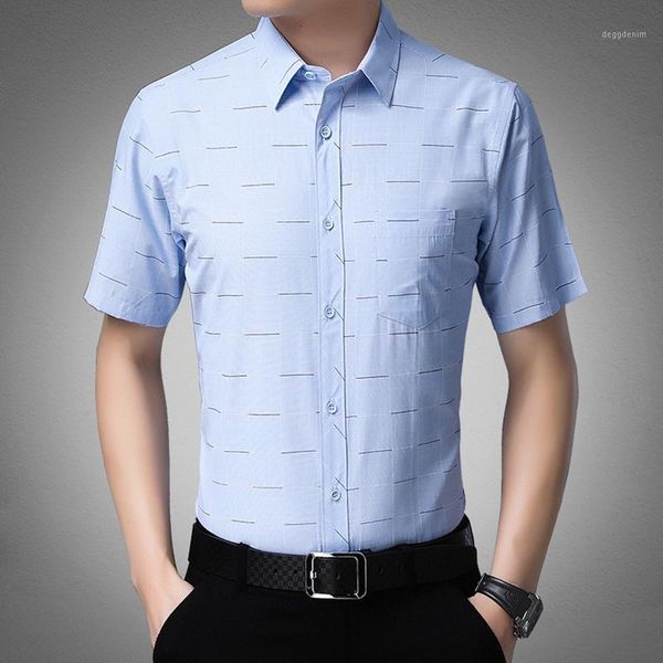 men's casual shirts browon 2021 fashion men print slim fit short sleeve turn-down collar business shirt plus size clothing1, White;black
men's casual shirts browon 2021 fashion men print slim fit short sleeve turn-down collar business shirt plus size clothing1, White;black