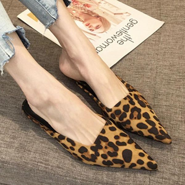 leopard mules shoes heels women 2020 spring med heels shoes ladies pumps pointed toe women, Black
leopard mules shoes heels women 2020 spring med heels shoes ladies pumps pointed toe women, Black