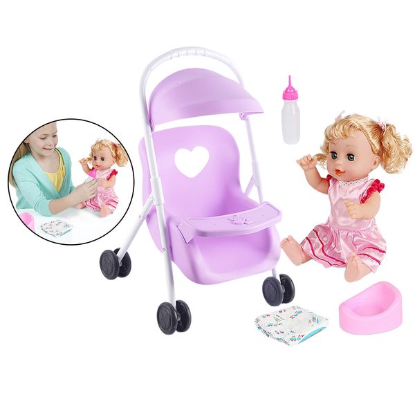 my first baby doll stroller soft body baby doll included fun play combo set for babies infants toddlers girls kids
my first baby doll stroller soft body baby doll included fun play combo set for babies infants toddlers girls kids
