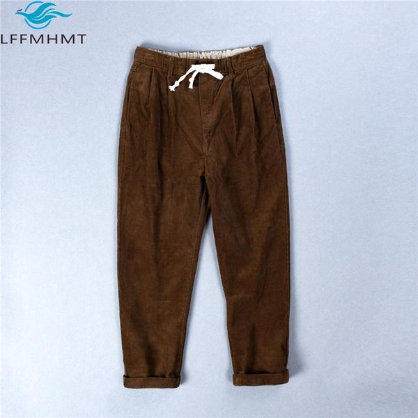 winter fall fashion solid color elastic waist casual large size vintage corduroy straight trousers men simple basic cargo pants, Black
winter fall fashion solid color elastic waist casual large size vintage corduroy straight trousers men simple basic cargo pants, Black