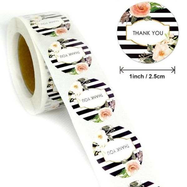 500pcs/roll circular fashion thank you stickers handmade sticker circle stationery thank you for your order seal labels sticker
500pcs/roll circular fashion thank you stickers handmade sticker circle stationery thank you for your order seal labels sticker
