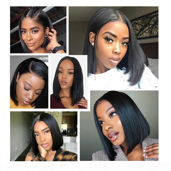 full lace human hair wigs for women natural color 130density remy hair silky straight short bob lace front human hair wigs, Black;brown
full lace human hair wigs for women natural color 130density remy hair silky straight short bob lace front human hair wigs, Black;brown