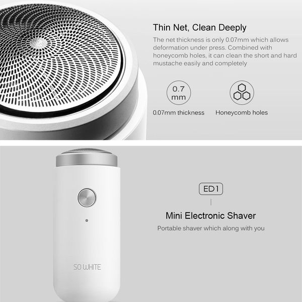 xiaomi mijia so white ed1 мини электрический бритье портативный бритвой голова мокрый и сухой двойной бритвенный бритва
xiaomi mijia so white ed1 мини электрический бритье портативный бритвой голова мокрый и сухой двойной бритвенный бритва
