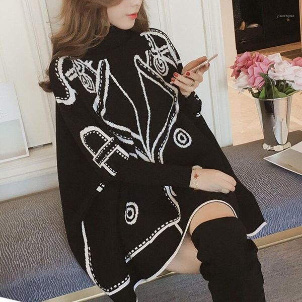 superaen 2019 autumn and winter new pullovers sweaters women korean style sweater female bat sleeve turtleneck female1, White;black
superaen 2019 autumn and winter new pullovers sweaters women korean style sweater female bat sleeve turtleneck female1, White;black