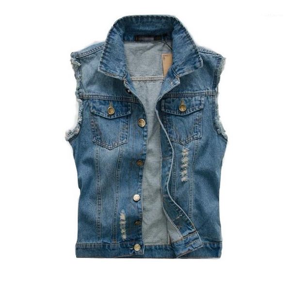 vxo 2019 ripped denim jacket men's denim vest hip hop jean coats waistcoat men cowboy brand sleeveless jacket chaleco vaquero1, Black;white
vxo 2019 ripped denim jacket men's denim vest hip hop jean coats waistcoat men cowboy brand sleeveless jacket chaleco vaquero1, Black;white