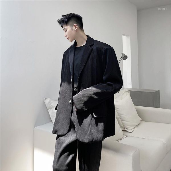 new male black suit coat trousers men 2 pieces suits sets jacket+pant pleated fabric casual suit blazers jacket straight pant1, White;black
new male black suit coat trousers men 2 pieces suits sets jacket+pant pleated fabric casual suit blazers jacket straight pant1, White;black