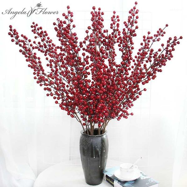 decorative flowers & wreaths 12 branches christmas berry red rich fruits 112cm fake foam fruit holly plants artificial flower tree home deco
decorative flowers & wreaths 12 branches christmas berry red rich fruits 112cm fake foam fruit holly plants artificial flower tree home deco