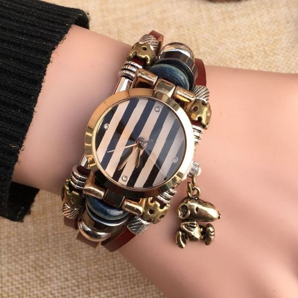 student watch female 2020 trend new fashion handmade leather bracelet for women casual korean version, Slivery;brown
student watch female 2020 trend new fashion handmade leather bracelet for women casual korean version, Slivery;brown