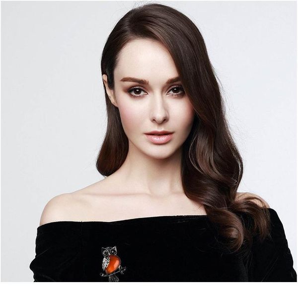 1pc natural crystal mineral jewelry owl brooch noble fashion decoration diy gift female models brooch jllvqq, Black
1pc natural crystal mineral jewelry owl brooch noble fashion decoration diy gift female models brooch jllvqq, Black