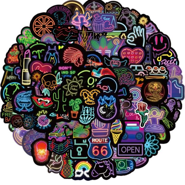 100 шт. hotsale neon light наклейки водонепроницаемый нет дубликата наклейки детские игрушки для шлем скейтборд багаж багаж бутылка ноутбук
100 шт. hotsale neon light наклейки водонепроницаемый нет дубликата наклейки детские игрушки для шлем скейтборд багаж багаж бутылка ноутбук
