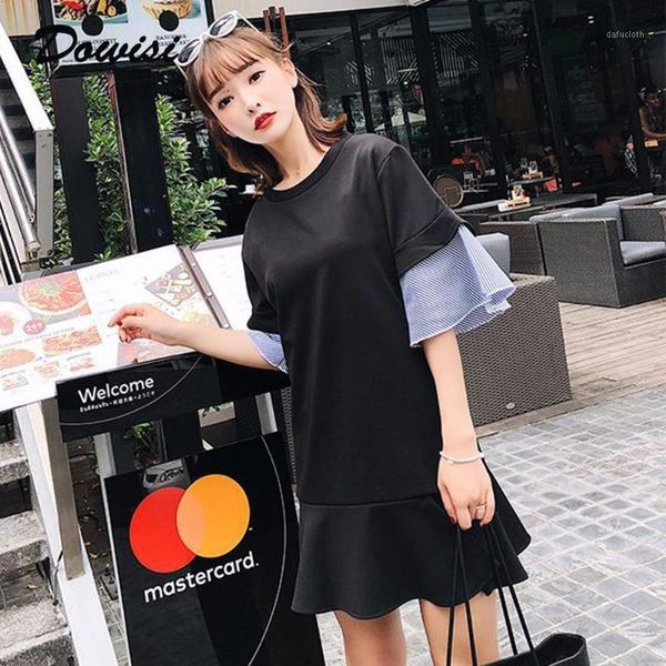dowisi vestidos de verano female short petal sleeve women dress loose causal mini dresses for lady ruffles decor clothes robe1, Black;gray
dowisi vestidos de verano female short petal sleeve women dress loose causal mini dresses for lady ruffles decor clothes robe1, Black;gray