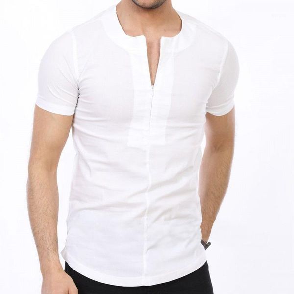 summer men's casual short-sleeved shirt round neck zipper hooded us size lightweight comfortable breathable cotton linen blouse1, White;black
summer men's casual short-sleeved shirt round neck zipper hooded us size lightweight comfortable breathable cotton linen blouse1, White;black