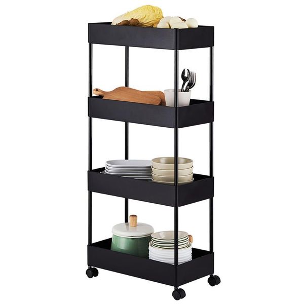 4-tier rolling utility cart storage shelves multifunction storage trolley service cart with wheels easy assembly for kitchen
4-tier rolling utility cart storage shelves multifunction storage trolley service cart with wheels easy assembly for kitchen