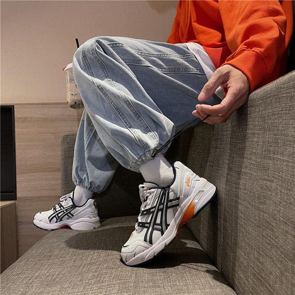 men's jeans bunch close-up and small feet loose trend hong style spring autumn students all-match harlan casual pants, Blue
men's jeans bunch close-up and small feet loose trend hong style spring autumn students all-match harlan casual pants, Blue