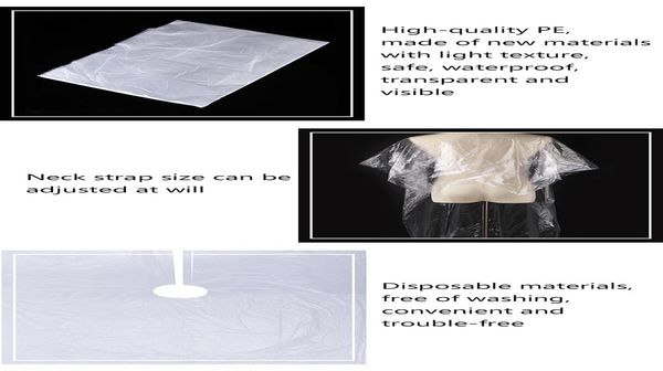 50pcs disposable hairdressing capes pe waterproof apron cutting perm dye hair cape barber clear hairdressing cloth 120x160cm sqcemb
50pcs disposable hairdressing capes pe waterproof apron cutting perm dye hair cape barber clear hairdressing cloth 120x160cm sqcemb